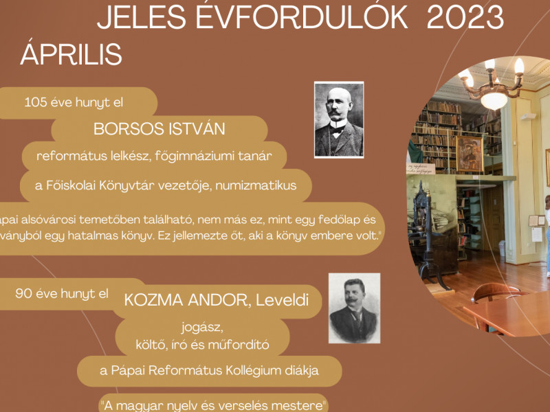 Jeles évfordulók 2023-ban