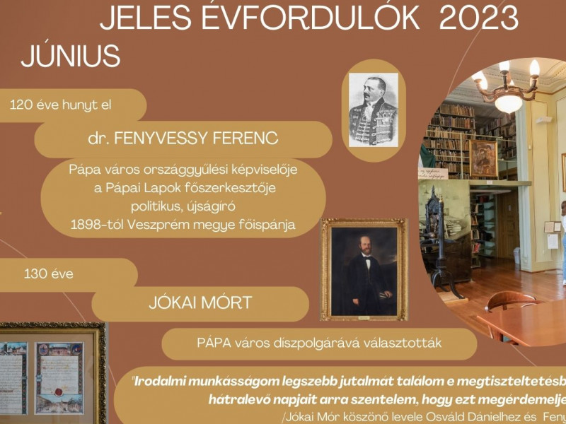 Jeles évfordulók 2023-ban