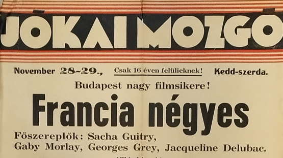 Mozgóplakát a múltból